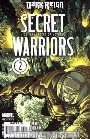 Secret Warriors #2 Cover B 2nd Ptg Stefano Caselli Variant Cover (Dark Reign Tie-In)