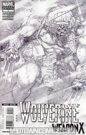 Wolverine Weapon X #1 Cover E Incentive Adam Kubert Sketch Cover