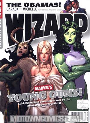 Wizard Comics Magazine #211 Platinum Exclusive Marvel Young Guns Cvr