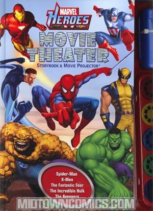 Marvel Heroes Movie Theater Storybook And Movie Projector HC