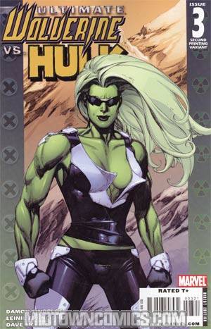 Ultimate Wolverine vs Hulk #3 Cover C 2nd Ptg Leinil Francis Yu Variant Cover