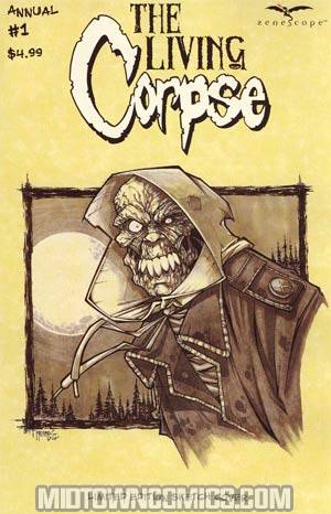 Living Corpse Hack Slash Annual #1 Incentive Josh Medors Sketch Variant Cover