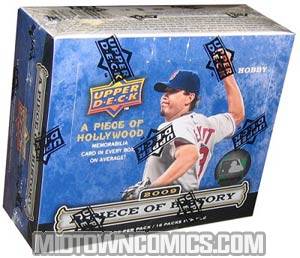 Upper Deck 2009 A Piece Of History MLB Trading Cards Pack
