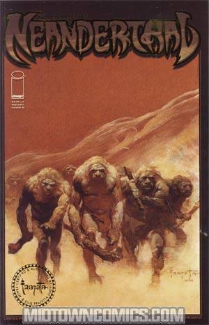 Frank Frazettas Neanderthal (One Shot) #1 Cover D Incentive Frank Frazetta Seal Edition