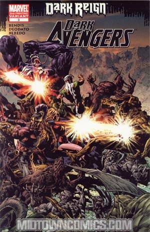 Dark Avengers #3 Cover C 2nd Ptg Mike Deodato Jr Variant Cover (Dark Reign Tie-In)