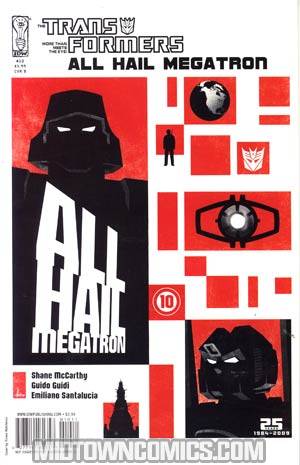Transformers All Hail Megatron #10 Trevor Hutchison Cover