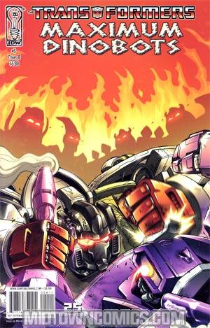 Transformers Maximum Dinobots #5 Marcelo Matere Cover