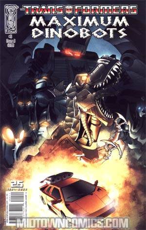 Transformers Maximum Dinobots #5 Nick Roche Cover