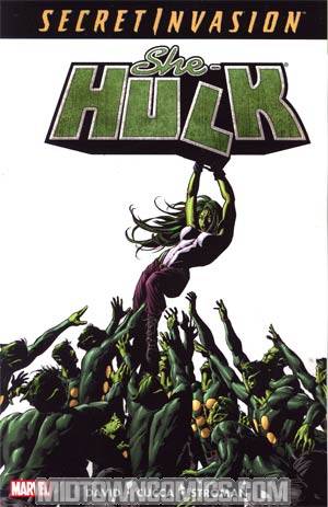 She-Hulk (2004) Vol 8 Secret Invasion TP Direct Market Secret Invasion She-Hulk Spine