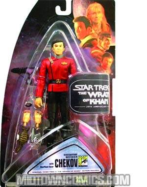 Star Trek II The Wrath Of Khan Chekov San Diego Comicon Exclusive Action Figure