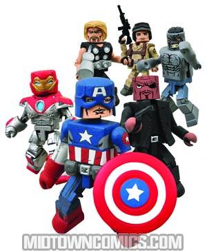 Marvel Minimates Series 27 Ultimates 3-Piece Set (Includes Regular Captain America)