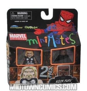 Marvel Minimates Series 27 Ultimates Nick Fury & Thor 2-Pack