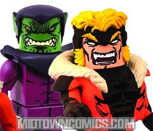 Marvel Minimates Series 28 Sabretooth & Skrull Soldier 2-Pack