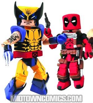 Marvel Minimates Series 28 Wolverine & Deadpool 2-Pack