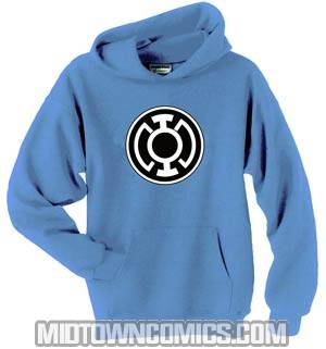 Lantern Corps Blue Lantern Symbol Hoodie Large