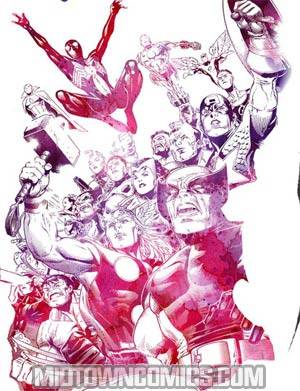 Marvel 1985 Light Water White T-Shirt Large