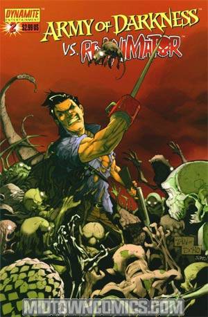 Army Of Darkness #2 (Vs Re-Animator) Cover A Tan Cover