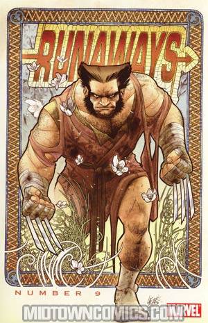 Runaways Vol 3 #9 Cover B Incentive Wolverine Art Appreciation By David La Fuente Variant Cover