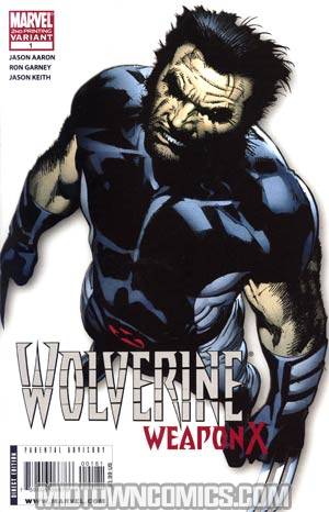 Wolverine Weapon X #1 Cover F 2nd Ptg Ron Garney Variant Cover