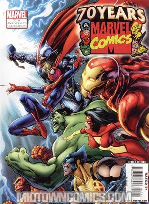 Marvel 70th Anniversary Celebration Magazine Modern Age Heroes Cover