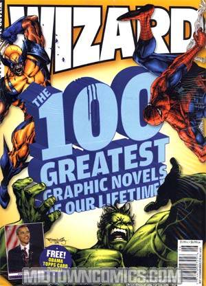 Wizard Comics Magazine #212 100 Greatest Graphic Novels Cvr