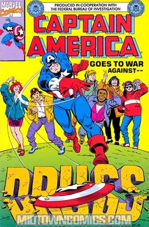 Captain America Goes To War Against Drugs #1 1st Printing