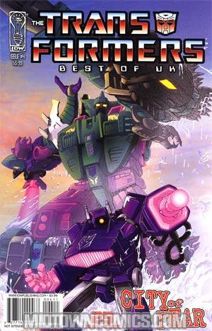 Transformers Best Of UK City Of Fear #4 Regular Andrew Griffith Cover