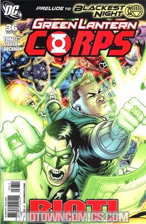 Green Lantern Corps Vol 2 #36 Cover A Regular Patrick Gleason Cover (Blackest Night Prelude)