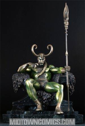 Loki Faux Bronze Statue By Bowen