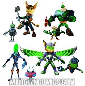 Ratchet & Clank Future Series 1 Complete 4-Figure Set
