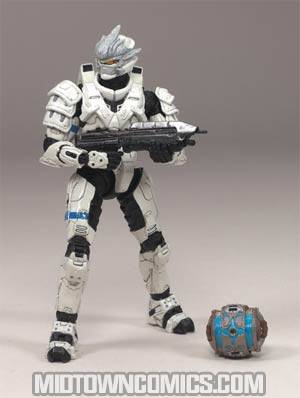 Halo Wave 2 Series 5 Equipment Edition Spartan Hayabusa White Action Figure