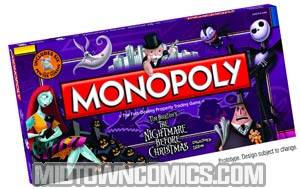 Monopoly Nightmare Before Christmas Collectors Edition