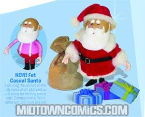 Rudolph The Red-Nosed Reindeer Christmas 2009 Deluxe Poseabale Figure - Fat Casual Santa
