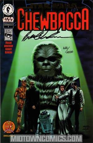 Star Wars Chewbacca #1 Cover B DF Exclusive Foil Cover