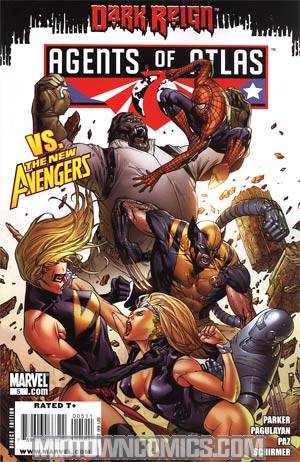 Agents Of Atlas Vol 2 #5 Cover A Regular Billy Tan Cover (Dark Reign Tie-In)