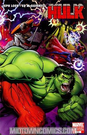 Hulk Vol 2 #12 Incentive Arthur Adams Wraparound Variant Cover