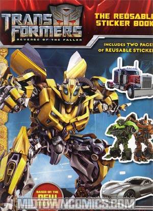 Transformers Revenge Of The Fallen Reusable Sticker Book TP