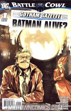 Gotham Gazette Batman Alive #1 (Batman Battle For The Cowl Tie-In)