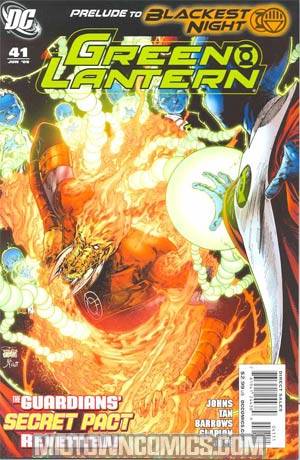 Green Lantern Vol 4 #41 Cover A Regular Philip Tan Cover (Blackest Night Prelude)