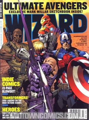 Wizard Comics Magazine #213 Carlos Pacheco Ultimate Avengers Cvr