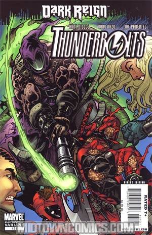 Thunderbolts #131 2nd Ptg Bong Dazo Variant Cover (Magnum Opus Part 4)(Dark Reign Tie-In)