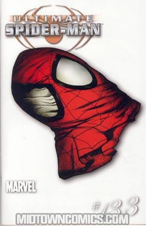 Ultimate Spider-Man #133 Cover B Incentive White Variant Cover (Ultimatum Tie-In)