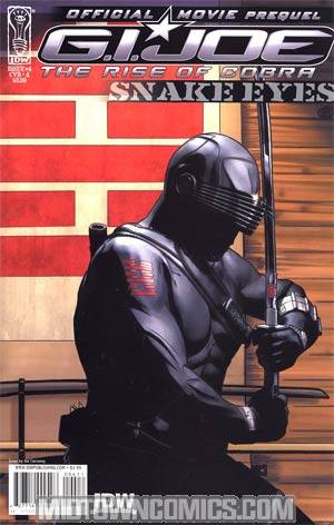 GI Joe Movie Prequel #4 Snake Eyes Joe Corroney Cover