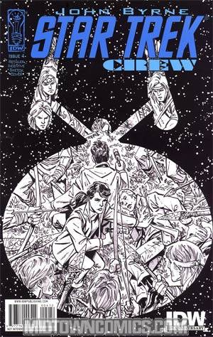 Star Trek Crew #4 Incentive John Byrne Sketch Variant Cover