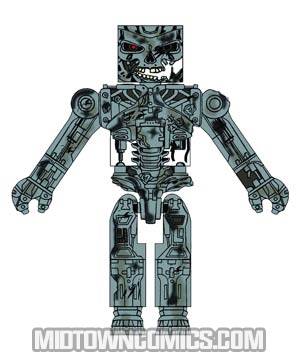 Terminator 2 Minimates T-800 Battle-Damaged With Gatlin Gun Single Pack