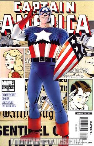 Captain America Vol 5 #50 Cover B 2nd Ptg Martin Variant Cover