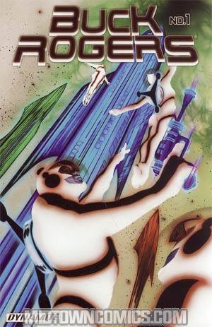 Buck Rogers Vol 4 #1 Incentive Alex Ross Negative Art Cover