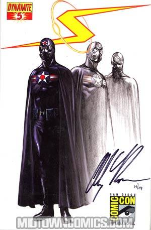 Project Superpowers #5 Cover F SDCC 2008 Exclusive Signed By Alex Ross