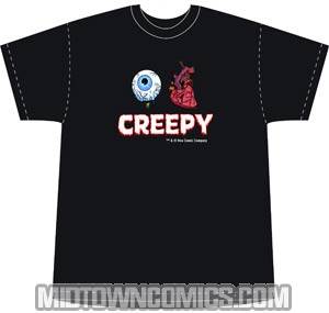 I Heart Creepy Womens T-Shirt Large