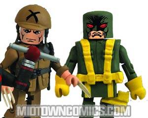 Marvel Minimates Series 29 Variant WWII Wolverine & Hydra Agent 2-Pack
